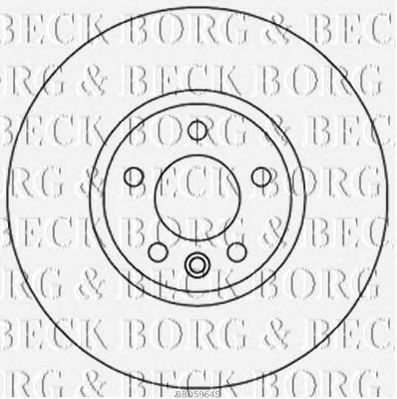 BORG & BECK bbd5964s -  Тормозной диск